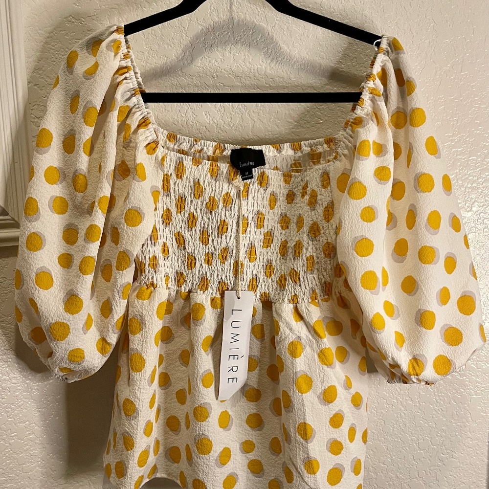 Polka Dot flow shirt